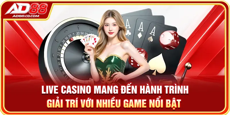 Danh mục các bàn chơi live casino trên thiết bị di động