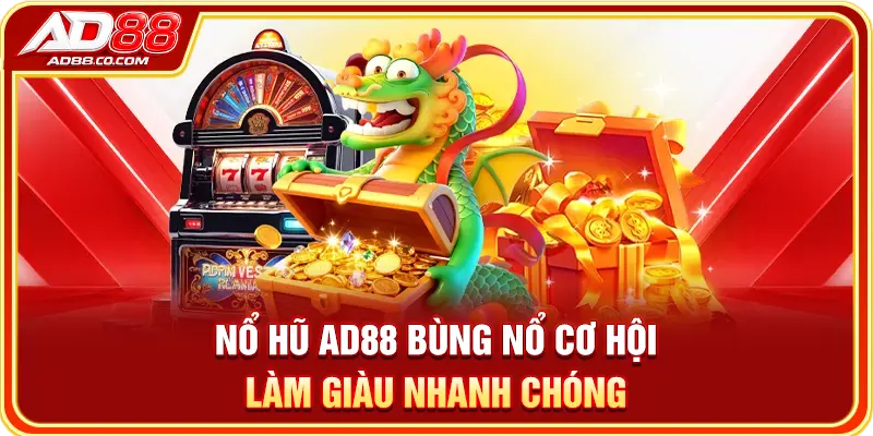 Giao diện biểu tượng và bảng trả thưởng của game nổ hũ AD88