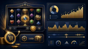 Minh họa chi phí Bonus Buy, RTP và biến động trong slot