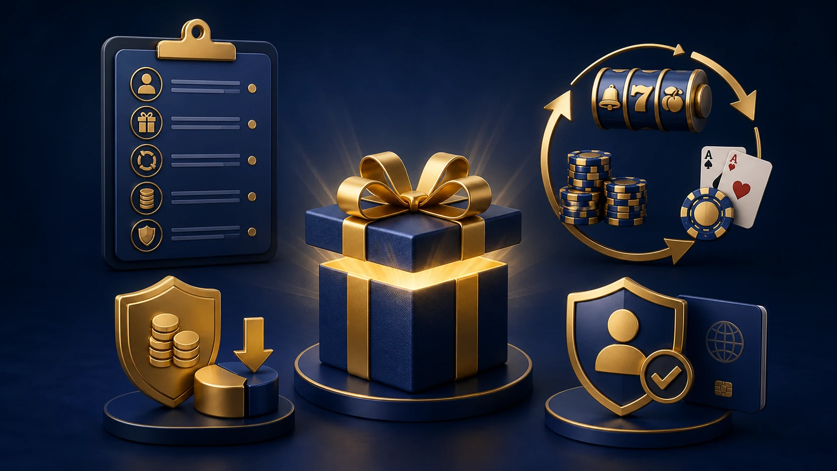 Casino Bonus Không Cần Nạp: Cách Đọc Điều Kiện Và Rủi Ro 2 Minh họa điều kiện bonus casino không cần nạp