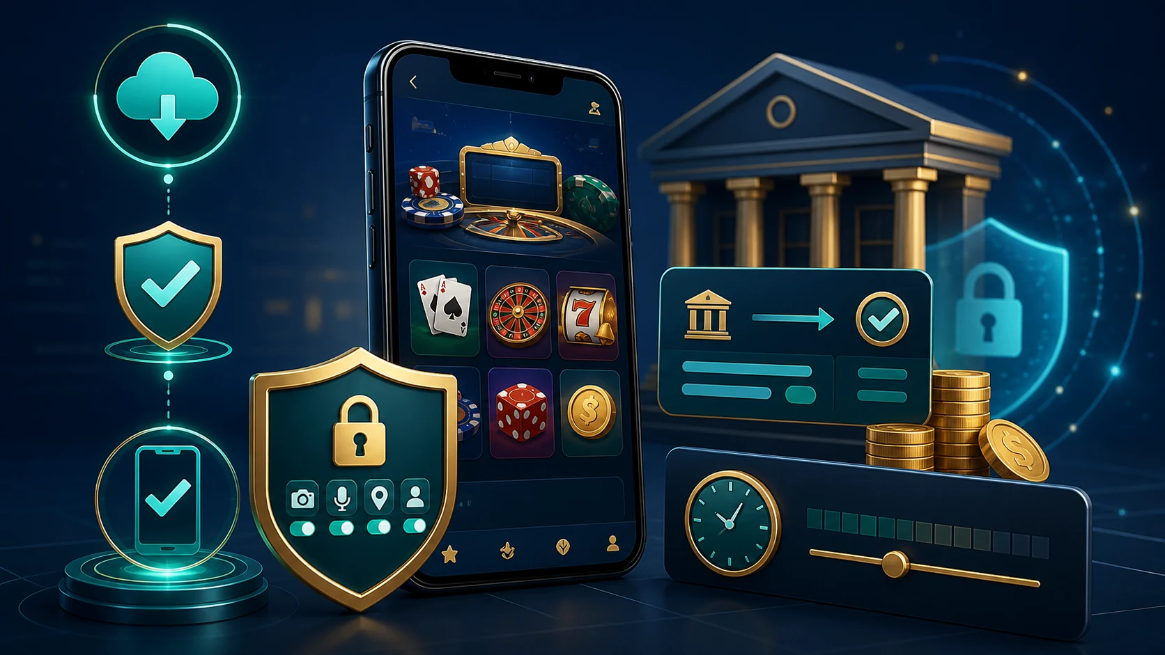App Casino Tiền Thật: Cách Chọn, Cài Đặt Và Kiểm Tra 2 Minh họa kiểm tra bảo mật app casino tiền thật