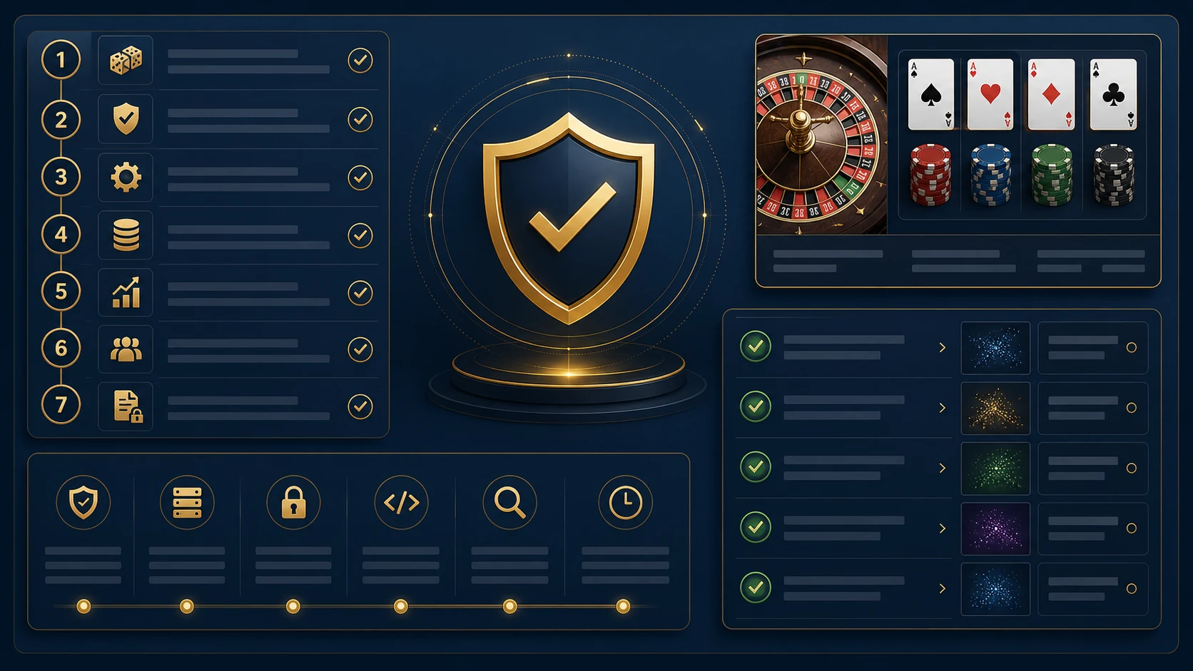 Casino Test Là Gì? Khung Đánh Giá Casino Theo Bằng Chứng 2 Minh họa quy trình Casino Test dựa trên bằng chứng