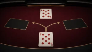Casino War là gì: Hai lá bài đồng hạng minh họa quyết định trong Casino War