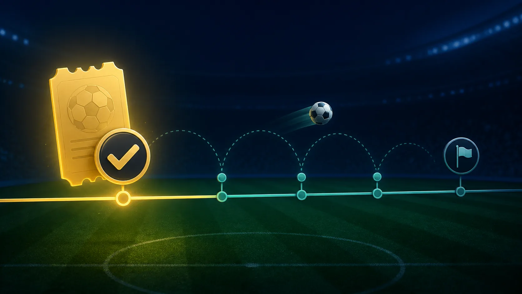 Early Payout Là Gì? Vì Sao Vé Có Thể Được Trả Thắng Sớm? 2 early payout là gì: Minh họa early payout trả thắng trước khi sự kiện kết thúc
