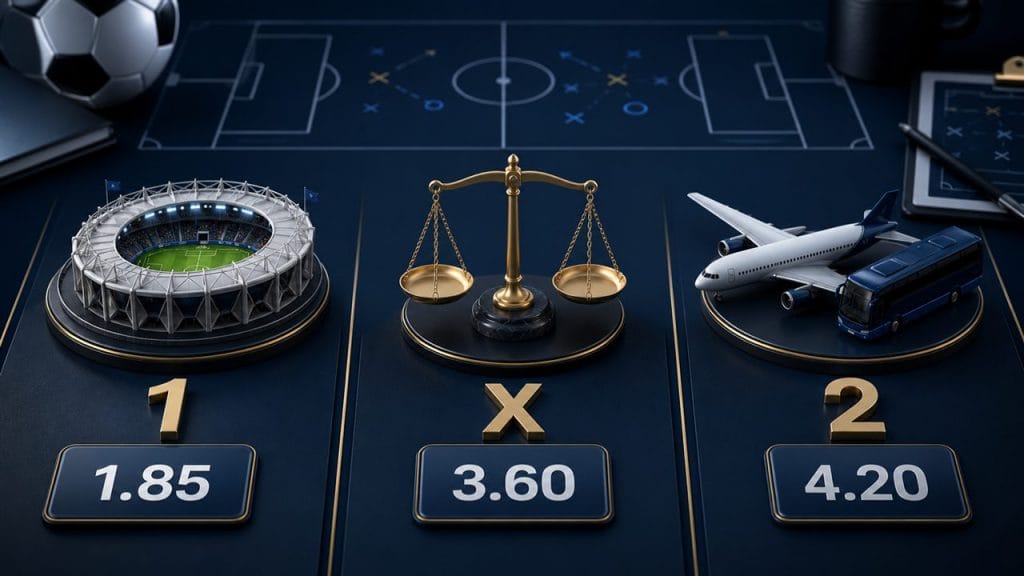 Kèo Châu Âu Là Gì? Cách Đọc Kèo 1X2 Và Tính Odds 1 kèo châu Âu là gì: Minh họa ba cửa 1 X 2 của kèo châu Âu