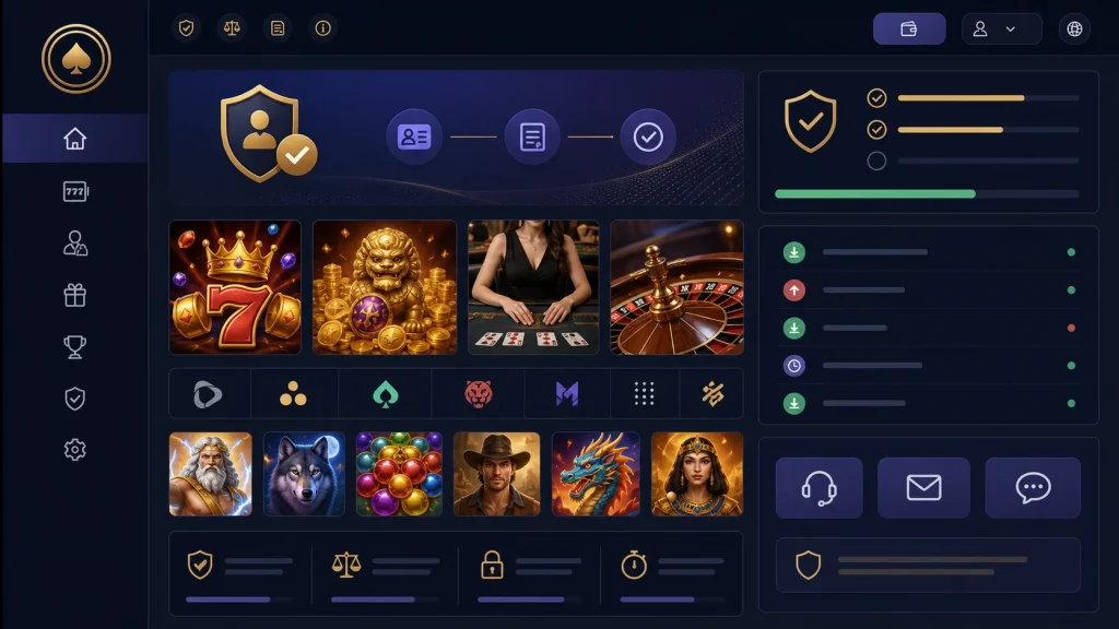Đánh Giá Shadow Bet Casino: Game, Bonus Và Giao Dịch 1 Minh họa khung đánh giá Shadow Bet Casino