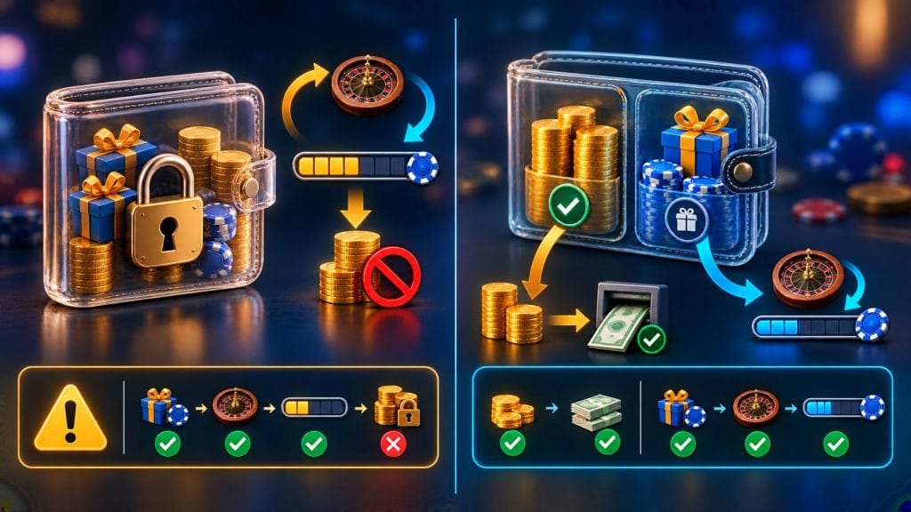 Sticky Bonus Và Non-Sticky Bonus Khác Nhau Thế Nào? 1 sticky bonus là gì: So sánh sticky bonus và non-sticky bonus theo quyền sử dụng số dư
