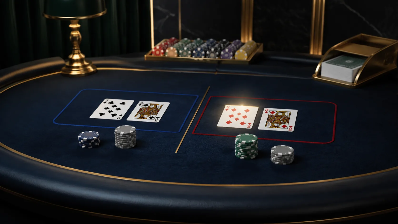 Baccarat Không Hoa Hồng Là Gì? Cách Đọc Banker Thắng 6 2 Bàn baccarat minh họa cách đối chiếu cược Banker không hoa hồng