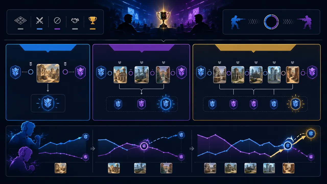BO1, BO3, BO5 Là Gì? Cách Đọc Thể Thức Series Esports 2 BO1 BO3 BO5 là gì: So sánh thể thức BO1 BO3 và BO5 trong một series esports
