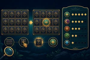 Mystery Symbol là gì: Minh họa Mystery Symbol trước và sau khi reveal