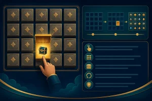 Pick Bonus là gì: Minh họa quy trình chọn ô trong vòng Pick Bonus