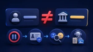 Sai tên tài khoản ngân hàng khi rút tiền AD88 và quy trình đối chiếu KYC
