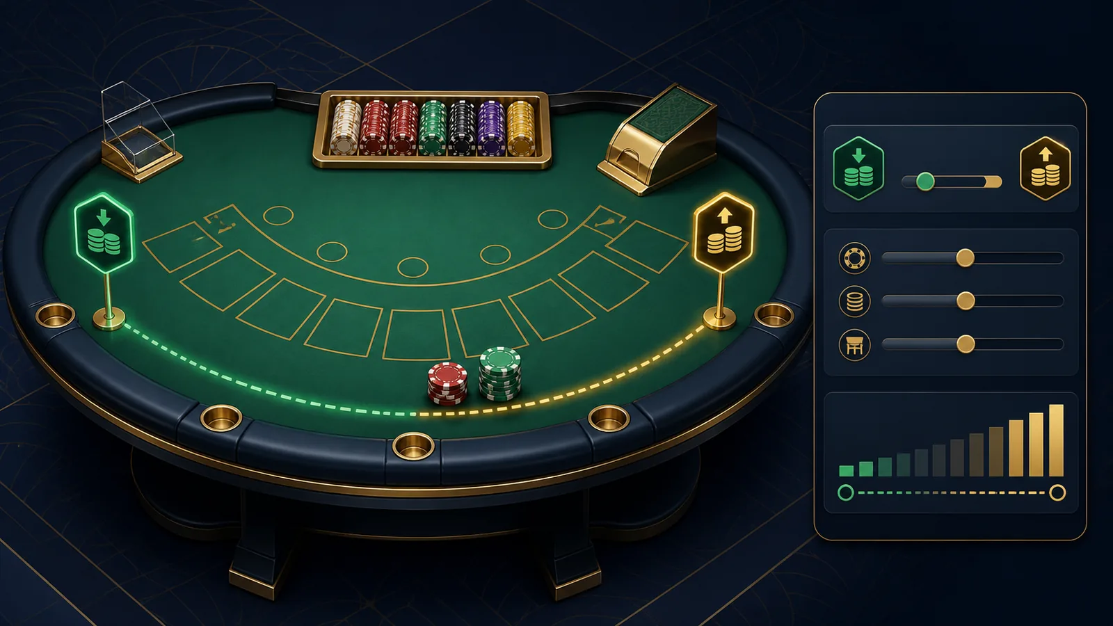 Table Limits Casino Là Gì? Cách Đọc Mức Cược Tối Thiểu Và Tối Đa 2 table limits casino: Minh họa mức cược tối thiểu và tối đa tại một bàn casino